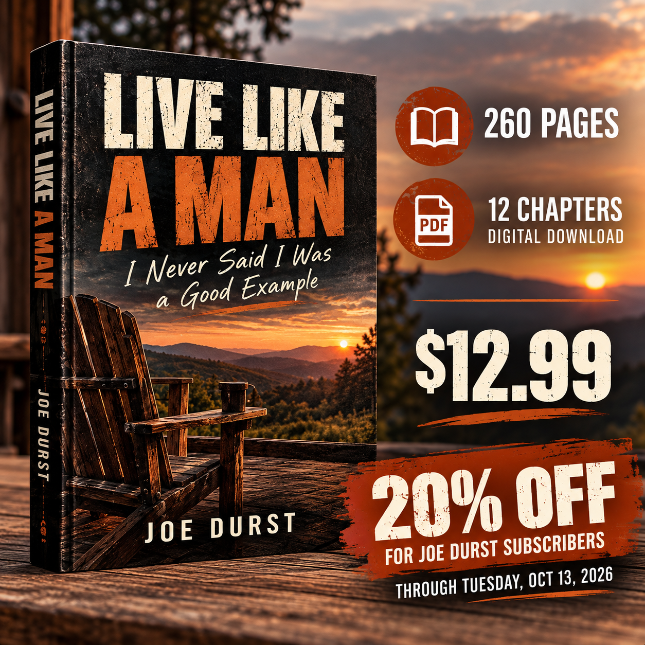 LIVE LIKE A MAN book cover